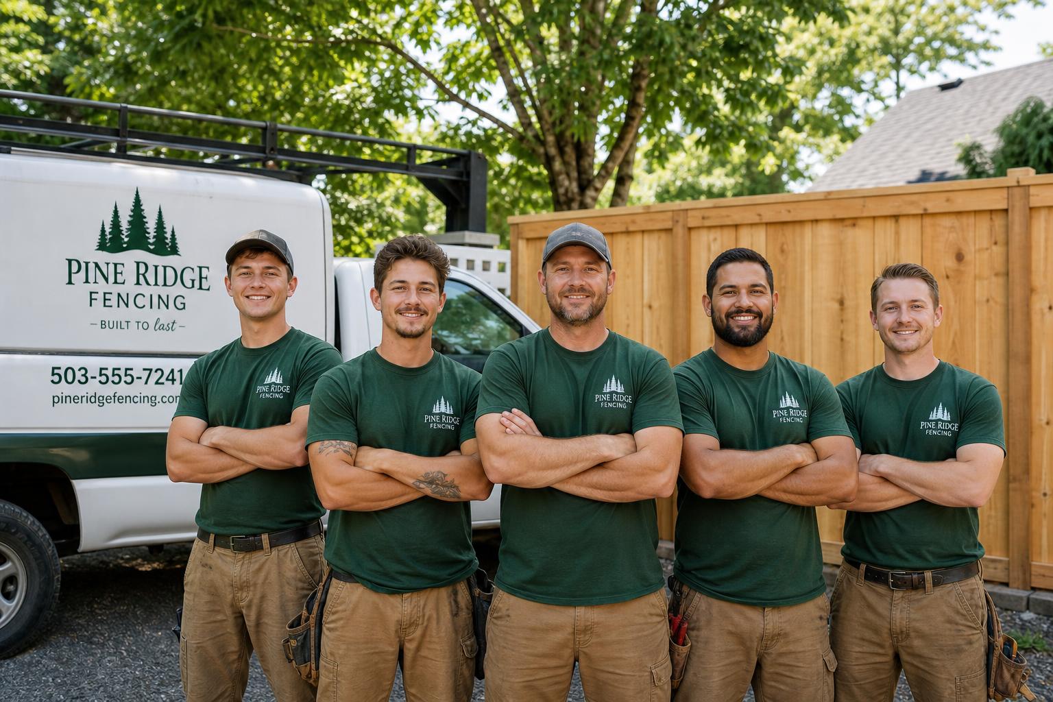 The Prentiss Fencing crew
